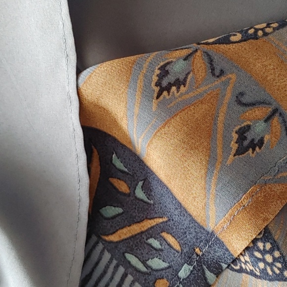 Blue Patterned Women's Skirt - Picture 9 of 11